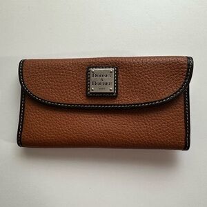 Dooney & Bourke Tan Leather Clutch